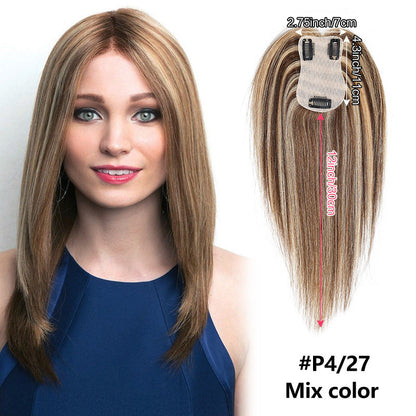 Wina Hair Topper | 100% Remy Human Hair for Women, Lightweight and Customizable Fit 9