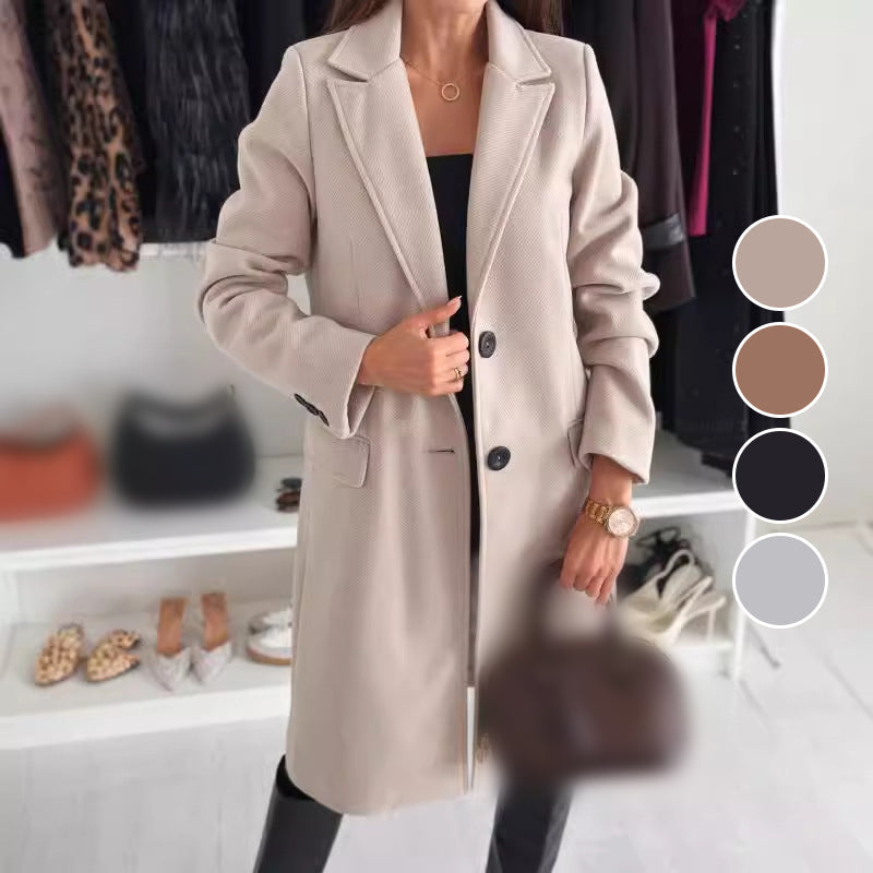 Wina Long Coat | Elegant Tailored Design 1
