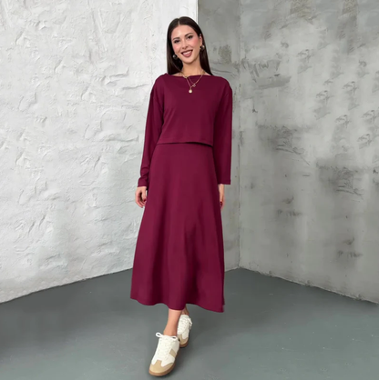 Wina Two Piece Set | Versatile Matching Sets for Women, High-Stretch Knit Fabric 10