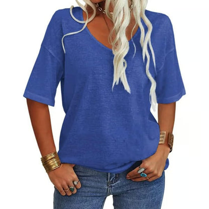 Wina V-Neck T-Shirt | Soft Cotton Blend, Casual Fit for Men 4