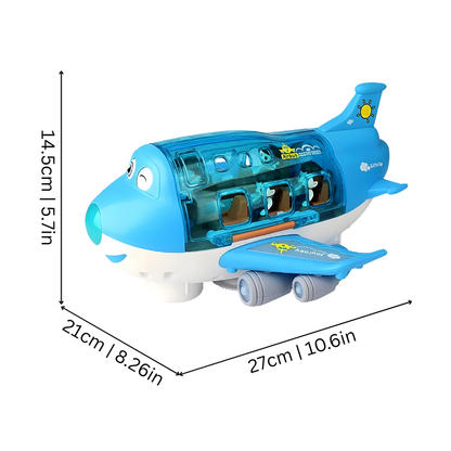 Wingo Electric Airplane Toy | Bright Lights, Smart Obstacle Avoidance, Includes 3 Figures 2