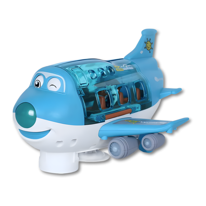 Wingo Electric Airplane Toy | Bright Lights, Smart Obstacle Avoidance, Includes 3 Figures 3