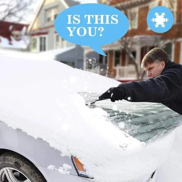 Wintrex Windshield Cover | Weather-Resistant, Universal Fit for Snow and Sun Protection 2