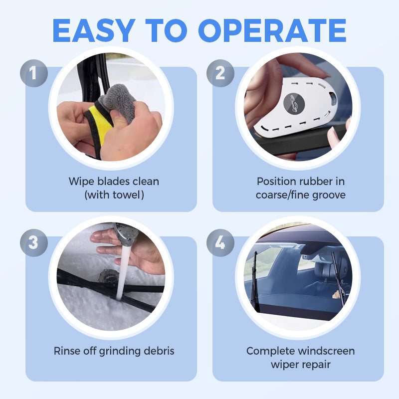 WiperFix Tool | Quick 30-Second Blade Restoration, Compact Design 4