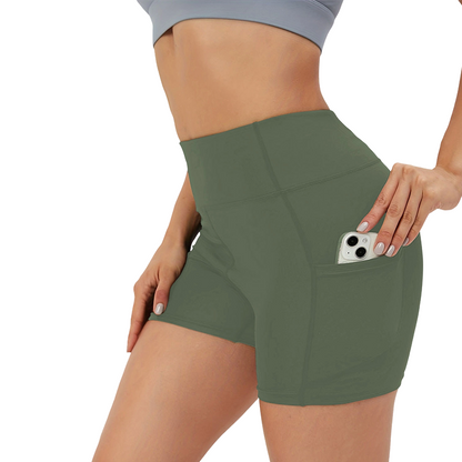 Wira High-Waist Yoga Shorts | Tummy Control, Butt-Lifting, Stretchy Spandex 10