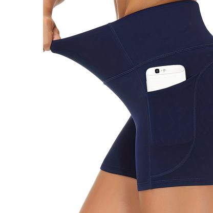 Wira High-Waist Yoga Shorts | Tummy Control, Butt-Lifting, Stretchy Spandex 11