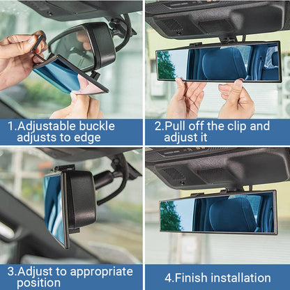 Wira Wide Angle Rear View Mirror | Curved Design, Easy Installation 5