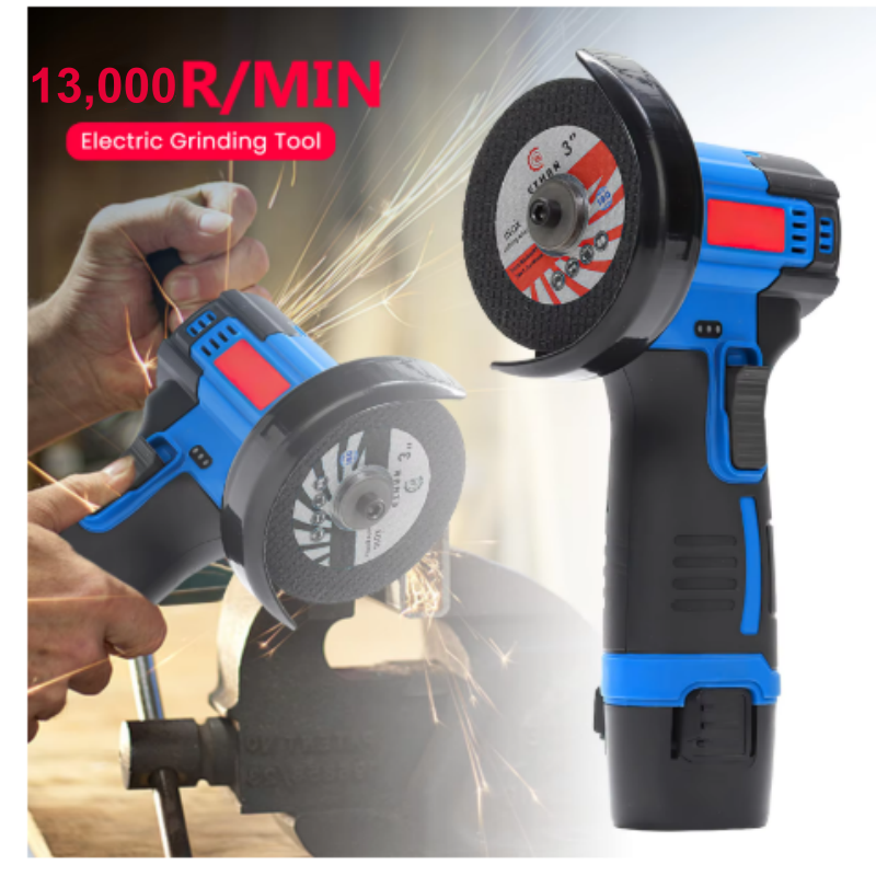 Zento Mini Angle Grinder | 12V Cordless, 13,000 RPM, Compact Design 1