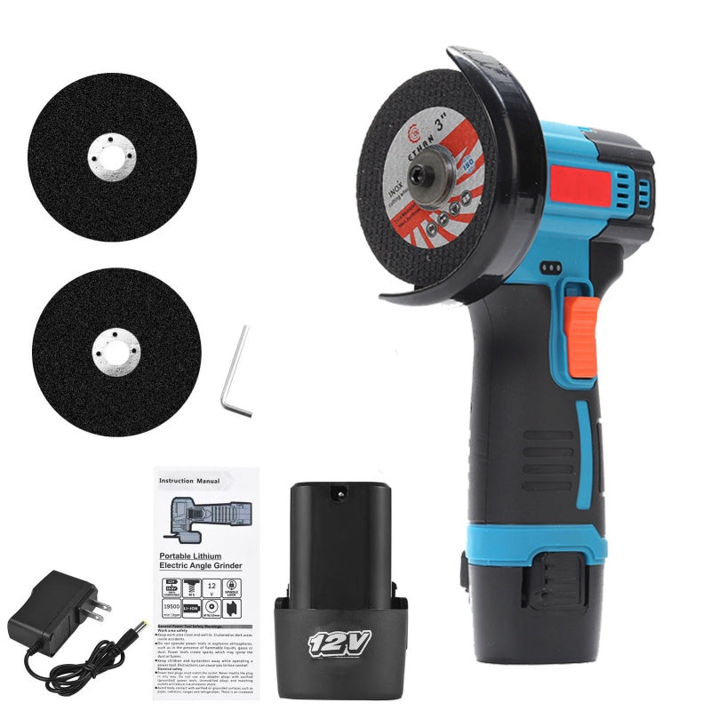 Zento Mini Angle Grinder | 12V Cordless, 13,000 RPM, Compact Design 8