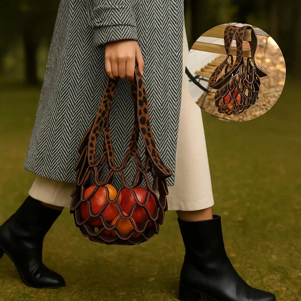 Zest Leather Tote Bag | Foldable, Lightweight 1