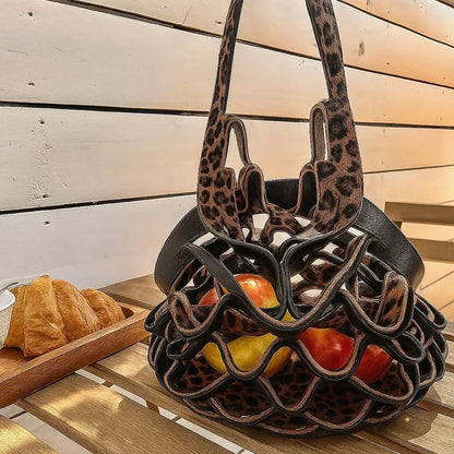 Zest Leather Tote Bag | Foldable, Lightweight 4