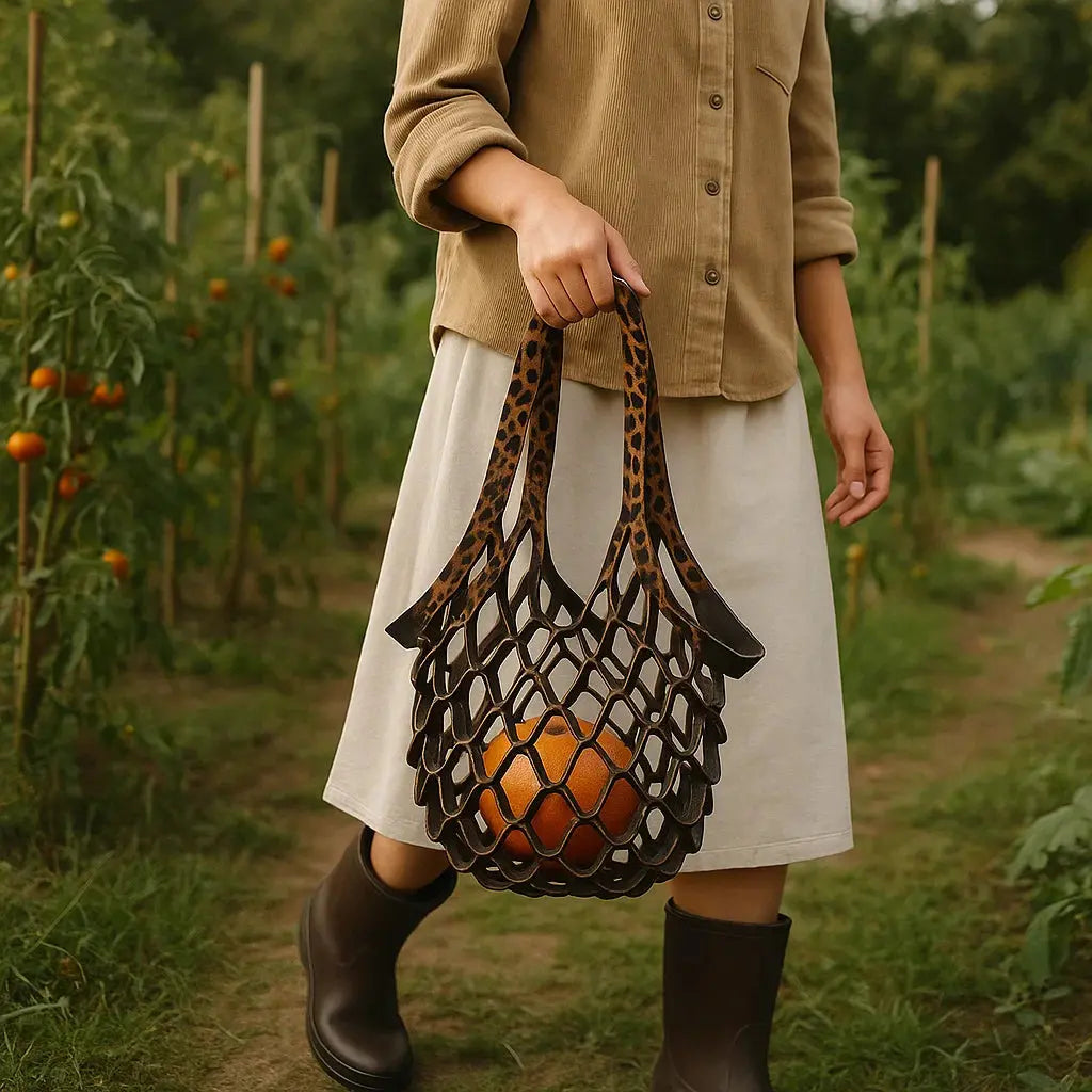 Zest Leather Tote Bag | Foldable, Lightweight 7