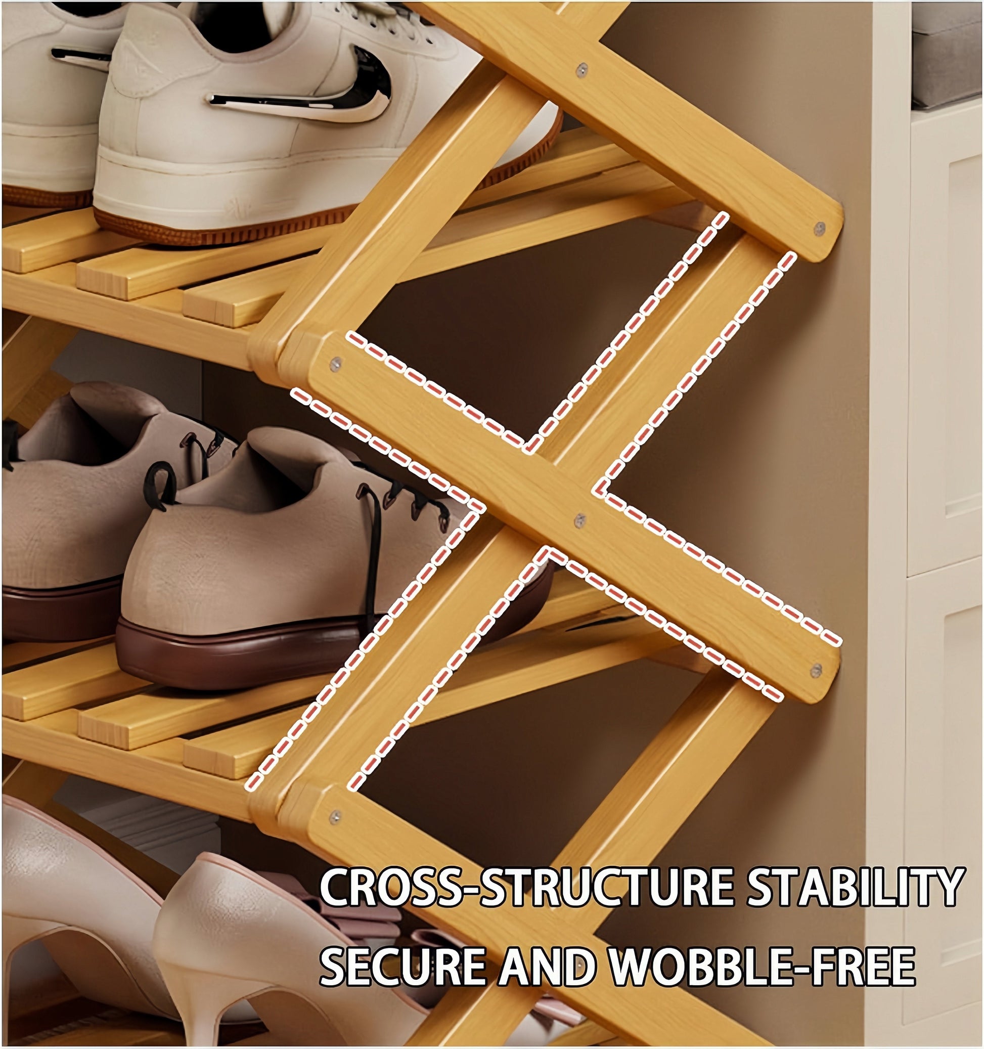 Zesty Bamboo Rack | 9-Tier Vertical Organizer 2