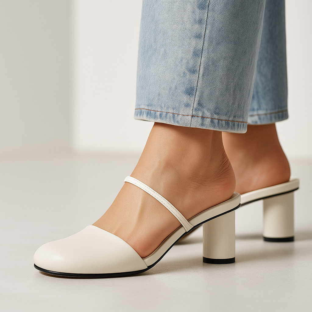 Bold Mid-Height Mules™ — Command Every Room with All-Day Confidence and Unmatched Comfort