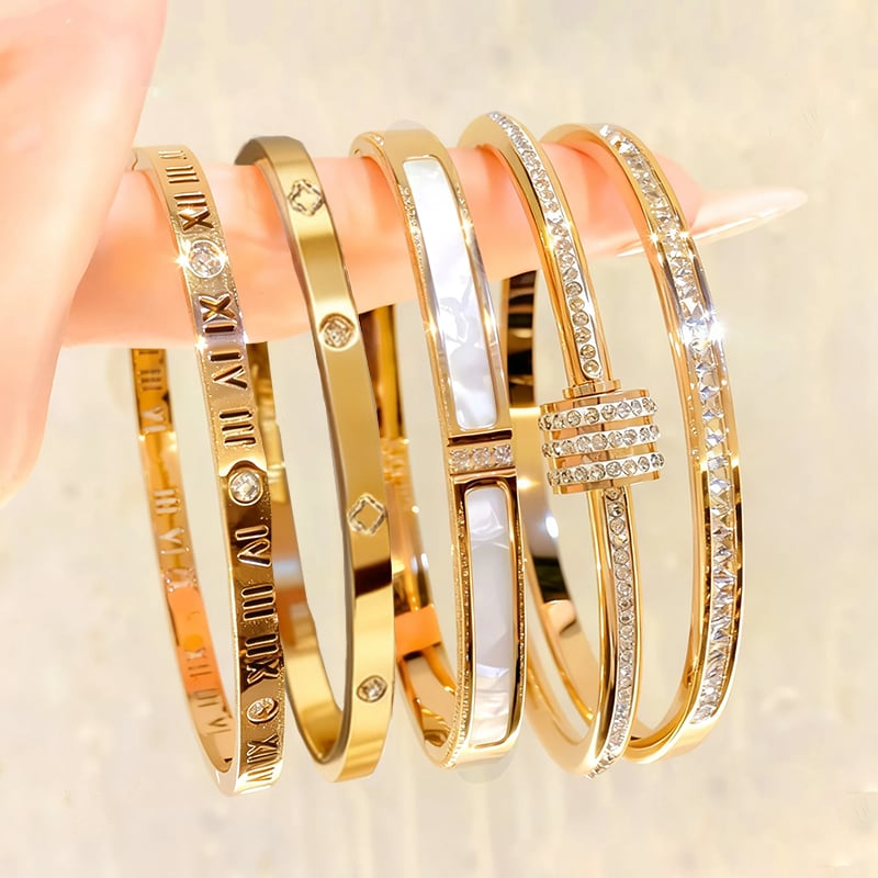 Five-Piece Bracelet Set™ — Ανάδειξε την Αυτοπεποίθησή σου με Κάθε Λαμπερή Ματιά