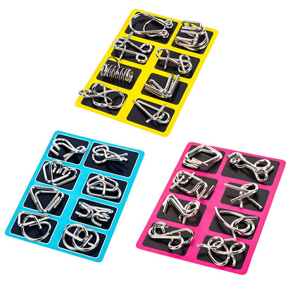 Vexlor — Metal Brain Teaser Puzzle Set with 24 Challenging Designs