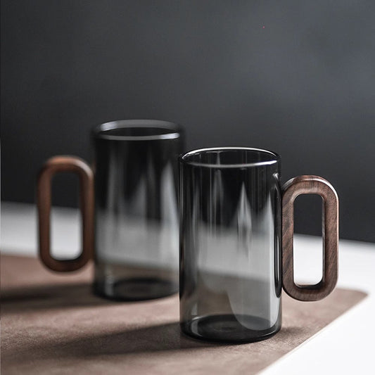 Smoked Gradient Glass Mug™ — Command Every Sip with Confidence and Style