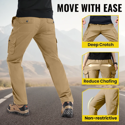 StratoVex Men’s Multi-Pocket Cargo Pants