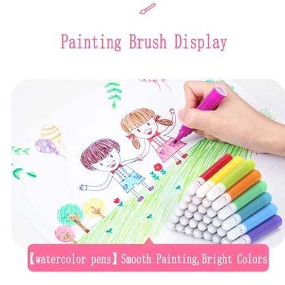 Arlo ArtSet — 208-Piece Deluxe Kids Art Creativity Kit with Easel