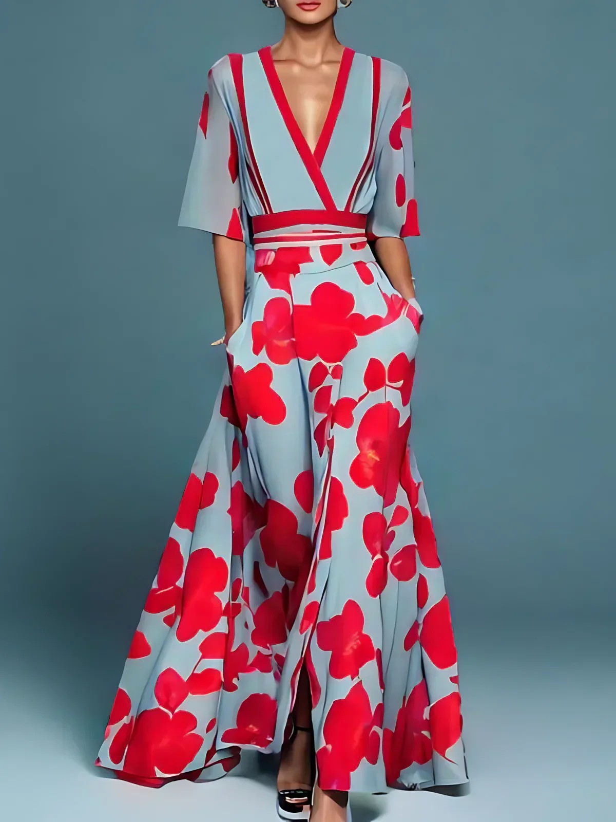 Liora — Rochie cu mâneci pentru femei, croială elegantă și material durabil
