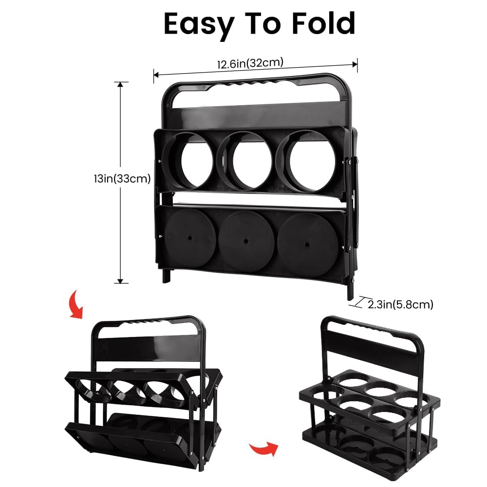 StormGrip™ Six-Cup Carrier — Haul Six Drinks Spill-Free with Rock-Solid Confidence Every Time