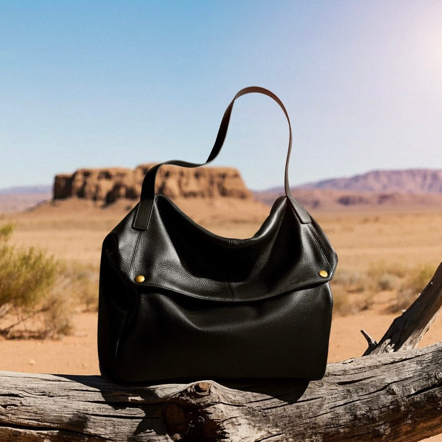 Elara — Women's Genuine Leather Tote Bag with Spacious Design