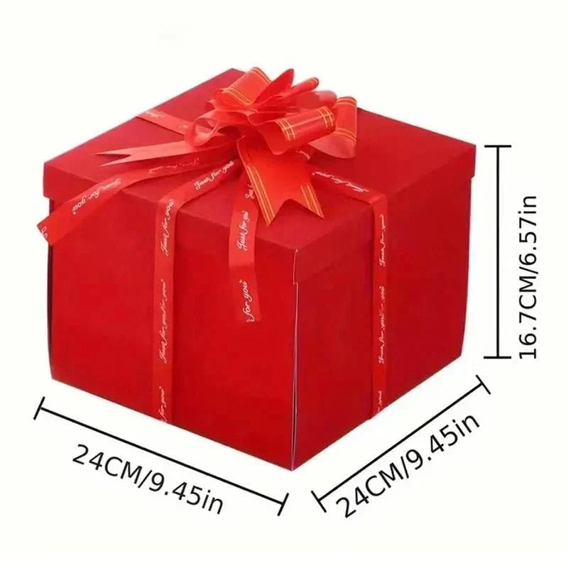 Liora — Personalisierte DIY-Explosions-Geschenkbox mit mehreren Taschen