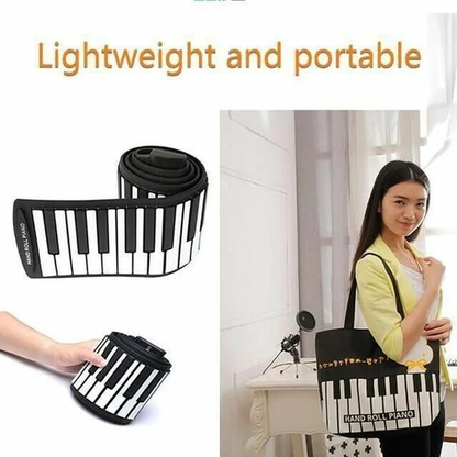 Fold-Up Keyboard™ — Tænd Din Frihed til at Skabe Episk Musik Overalt