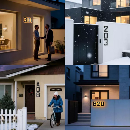 Relentless Waterproof LED Numbers™ — Make Your Home The Brightest Beacon Anyone Can Find
