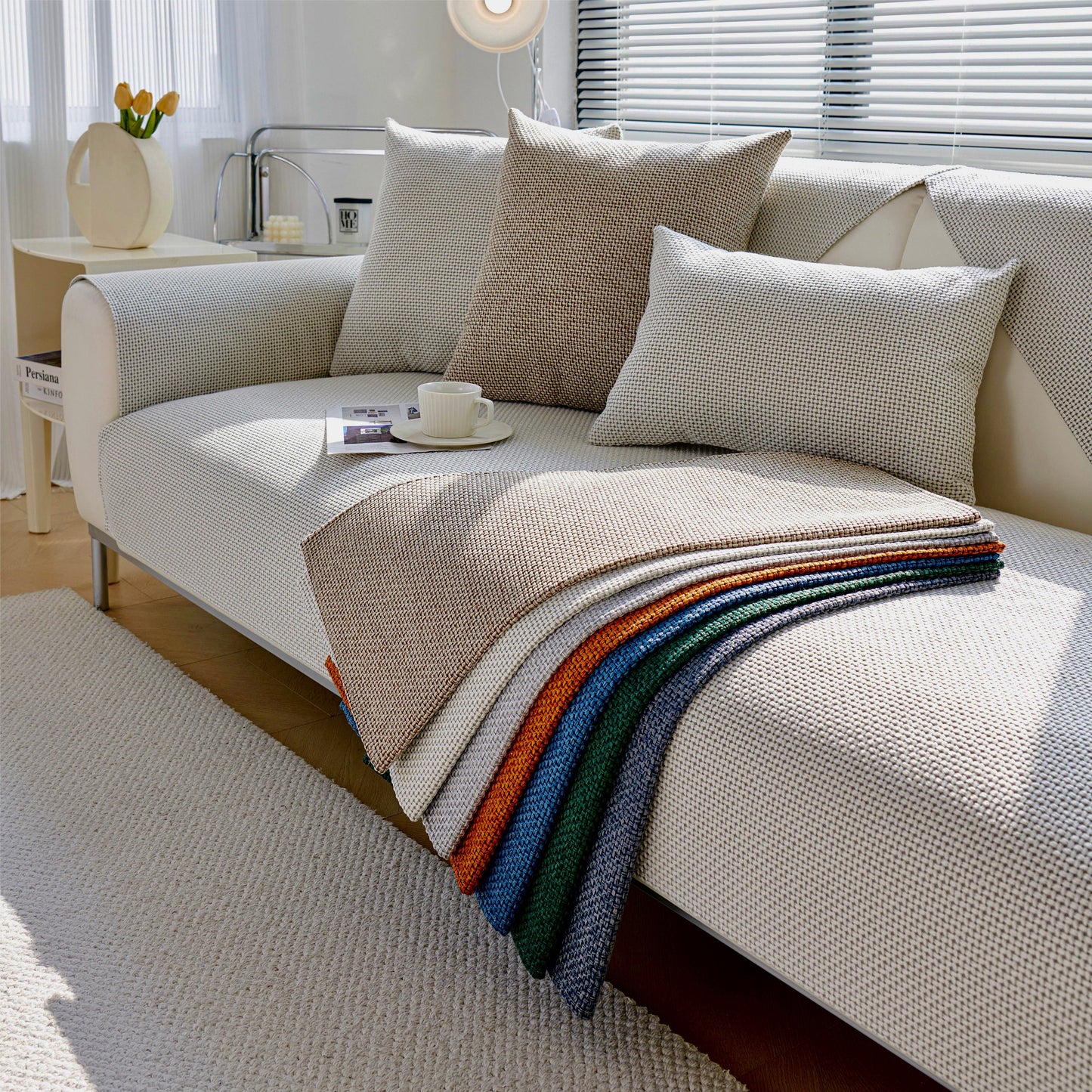 GLIZM Sofa Cover™ — Wrinkle-Free Comfort That Clings So You Can Relax in Style