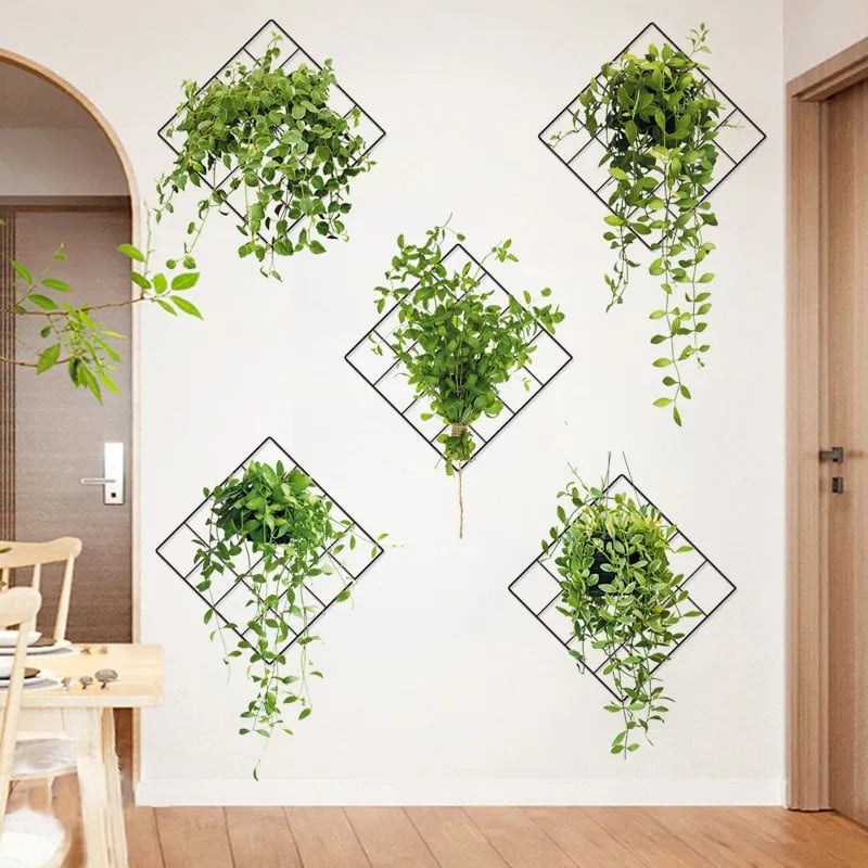 Thryvo 3D Green Plant Wall Sticker