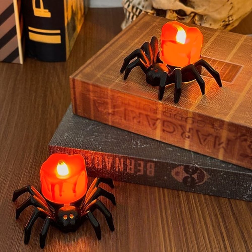 Shadow-Casting Spider Lights™ — Create a Safe, Irresistible Halloween Glow That Haunts Every Corner