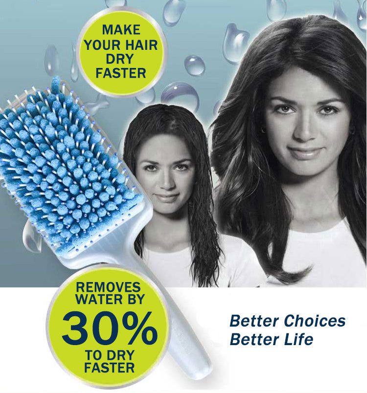 AquaSwift™ Hairbrush — Lyhennä kuivausaikaa ja avaa silkkisen, kipuvapaan sileyden