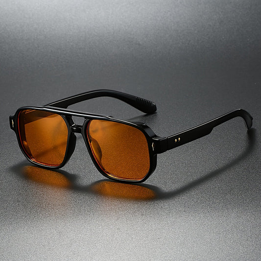 Kaelen Bold — Vintage Motorsport Sunglasses with UV400 Protection