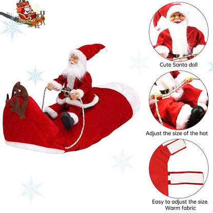 Fydro — Fantasia de Cachorro de Natal Macia com Ajuste Regulável