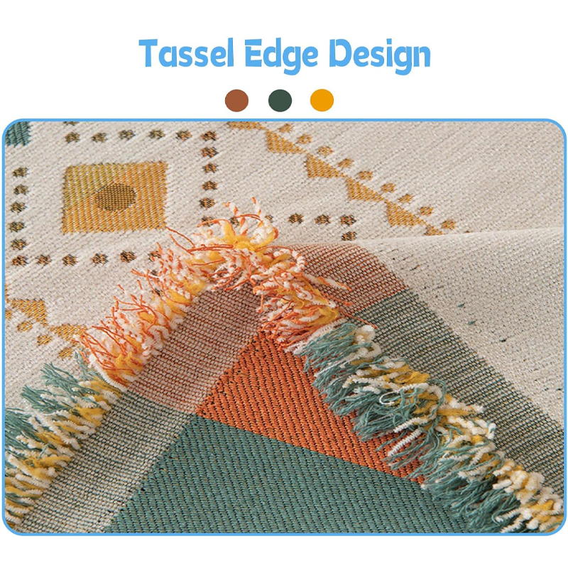 BohoLuxe™ Tassel Edge — Zamień swoją sofę w tętniącą życiem, bezzmarszczkową strefę komfortu, która przyciąga każde spojrzenie