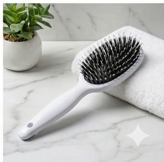 Avenlea Brush — Escova de Cabelo Paddle com Cerdas Duplas para Brilho Suave