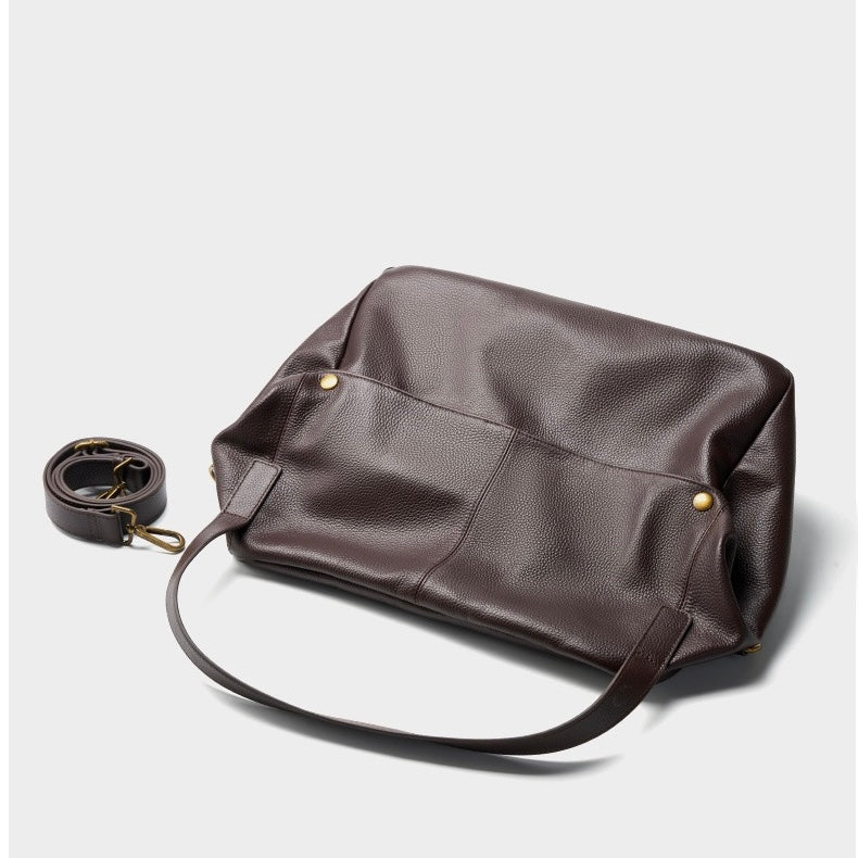 Elara — Women's Genuine Leather Tote Bag with Spacious Design