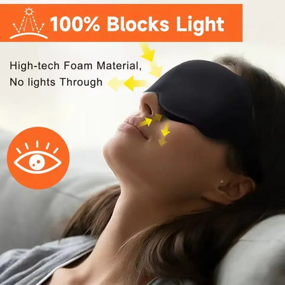 Maschera per Dormire Velora — Maschera Oculare Contornata 3D per un Riposo Confortevole e a Prova di Luce