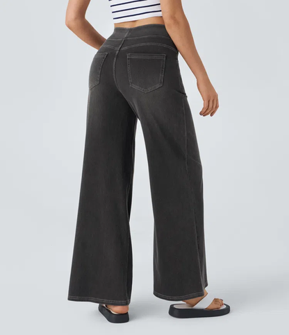 High-Waisted Wide Leg Jeans™ — Unlock All-Day Confidence and Freedom in Every Step