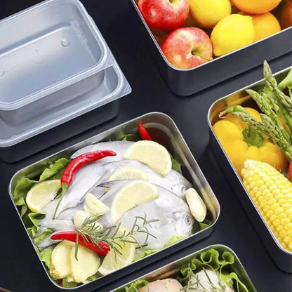 Mivoza Edelstahl Dose™ — Neem Je Gezondheid in Eigen Hand met Lekvrije, Plasticvrije Versheid