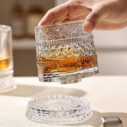 Pahar HypnoSpin pentru Whiskey™ — Aprinde-ți Simțurile cu Fiecare Înghițitură Hipnotizantă