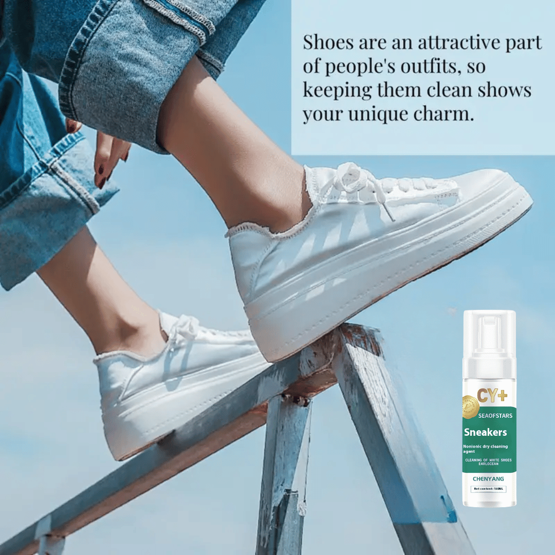 SurgeFoam™ — Instantly Revive Your Sneakers with Blinding Brightness and Zero Effort