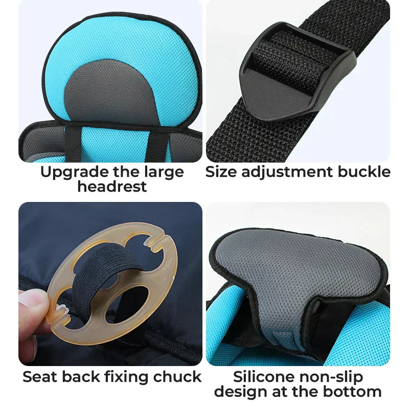 Travel Seat™ — Menține-ți copilul în siguranță, răcoros și confortabil în fiecare aventură