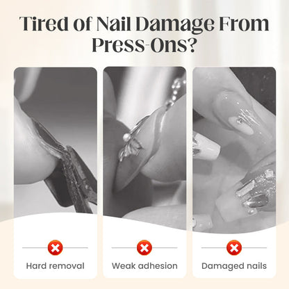 Gelura — Transparent Adhesive Patch Gel for Press-On Nails