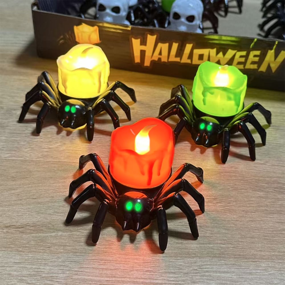 Shadow-Casting Spider Lights™ — Create a Safe, Irresistible Halloween Glow That Haunts Every Corner