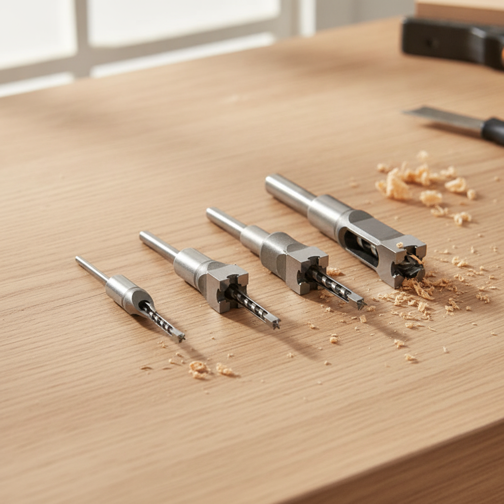 Mortix™ Square Hole Drill Bit Set