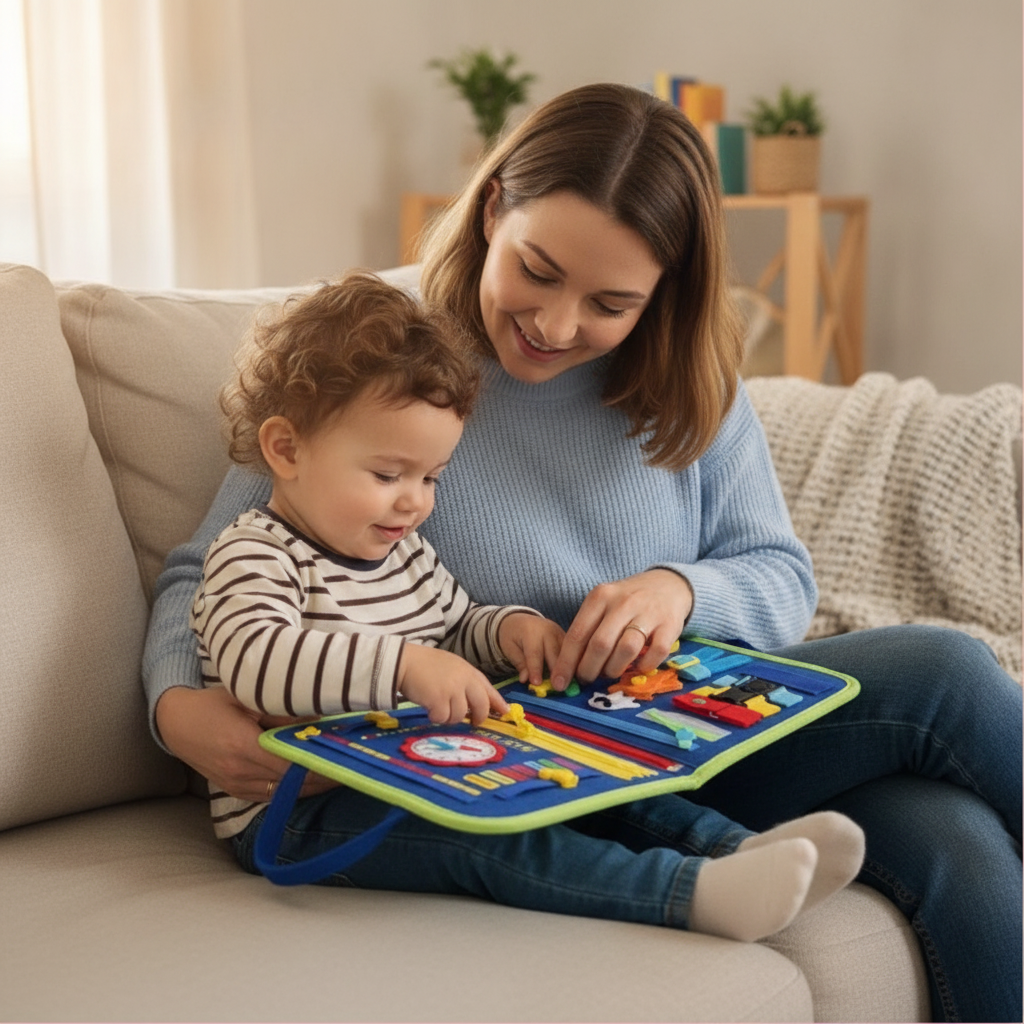 Tinkla™ Montessori Busy Board for Toddlers