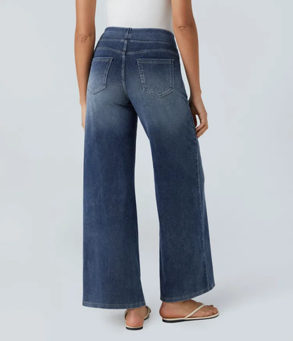 High-Waisted Wide Leg Jeans™ — Unlock All-Day Confidence and Freedom in Every Step