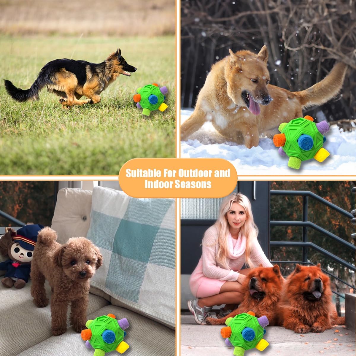 BrainTwist™ Treat Ball — Gør måltidet til en sjov hjernegymnastik, der beroliger og begejstrer din hund